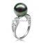 Latest Fashion Jewelry 925 Sterling Silver Pearl Engagement Ring