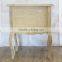 French Provencal bedside table 2 drawer white nightstand bedroom furniture