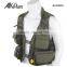 Government Issue Olive Military Style Fishing Vest With Multi Pocket