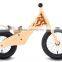 2015 New products 12 inch pneumatic tire wooden children bike