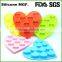 Customized ice ball and heart shape silicone reusable ice sculpture molds
