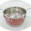 Brown color glass lid stainless steel pot kitchen items