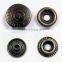 14mm custom logo plating spring type snap buttons for clothing