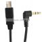 JJC Camera Cable Convert CABLE-MULTI2MSM multi interface to 1/8" (3.5mm) audio input For Sony Back Up Cable