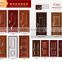2015 popualr red sandalwood color steel wooden interior cheap doors
