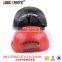 Wholesale high quality panels custom snapback cap leather