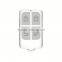 2016 hot Kerui dual network wireless intelligent anti-burglar security alarm system