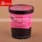 Eco-friendly Ice cream paper tub with lid, paper dessert cups, yogurt salad cup