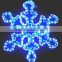 Newest city rope motif light led snow motif lights christmas decoration light for outdoor use