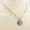 Custom Engraving Stainless Steel Silver Inspiration Etched Pendant Carved Charm