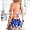 Retro Gorgeous Tribal Backless Halter Neck Bandage Tassel Jumpsuit Playsuit Rompers