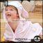 2016 high quality clean soft microfiber kids hooded towel