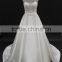 Ivroy French over lace corset high quality full satin skirt with pocket bridal dress