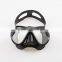 A standard diving equipment mask with Rubber oil in the frame, good touch with low price