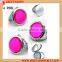 Metal Pocket Fold Round Crystal Pocket Compact makeup mirror For Personalized Wedding                        
                                                Quality Choice