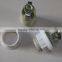 E14 ceramic socket full thread with plastic ring