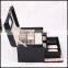 Black Leather Flip portable drawer jewelry necklace ring earrings wholesale custom packaging bo