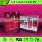 Plastic skin creams three bottles trays
