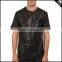 New Men's Comfort Fitness T Shirt 2015 Fitness Running T Shirt with leather t-shirt men