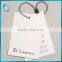 Anti-counterfeiting Printing paper tags two card paper hangtag with string