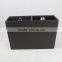 Hotel Leatherette Waste Basket With Plastic Liner