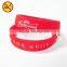 Hot promotional gifts debossed / embossed silicone wristband bracelet watch / silicone energy bracelet