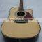 Weifang Rebon D45 cutaway body solid top acoustic guitar