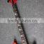 4 string Rik black hardware wine red colour electric bass guitar