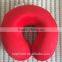 100% polyerter inflatable travel neck pillow super soft fabric handmade cute neck pillow LS-U-005-A travel foam pillow