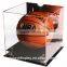 handmade excellent acrylic cube baseball display case with black base