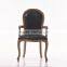 Hot sell and upholsterted antique wood carved arm chair for furniture