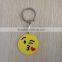 Mixed Different Designs Whatsapp Emoji PVC Keychain New Custom Cute key Chain In China