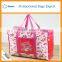 Travel Cartoon pictures printing PP non Woven shopping tote Bag for travel With Zipper