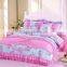 Winter 5PCS White Soft Hotel Cotton Bedding Set