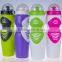 Colorful 750ML Plastic Sport Water Bottle with lid
