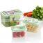 2014 New short rectangular food container set GL9013-S-B