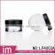Empty MINI round transparent loose powder jar