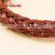Cow leather dog collars leashes for medium-sized dogs