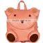 MS81075C Bear Pattern Kindergarten Kids PU Backpack