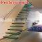 floating stairs with stainless stringer/indoor iron staircase