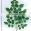 Fake Leaves For Decoration H59cm Green Artificial Rose Leaves Branch