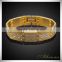 Men's Bracelet 18k Gold Plated Chunky Chain Bracelets Bangles Brass Male Jewelry Gift