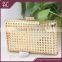 Guangzhou metal box frame for lady purse, lady clutch, shiny gold metal frame