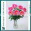 2014 decorative PU red rose anthurium price real touch artificial flower