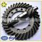 factory best price Chinese construction machinery wheel loader Roller Grader spare parts steel forged gears, Spiral bevel