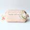 Elegant Personalized Dupioni Silk Cosmetic Bags Bowknot Tassels Puller