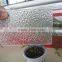 clear color flora diamond nashiji patterned glass for building usage