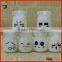 Cutest Design Small Size Lovely Transparent Glass Expression Package Jar With Plastic Lid