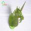 Wooden Unicorn Trophy Animal Head 3D Wooden Wall Panels Decoration Art