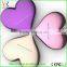 New design 2016 top high quality printing logo 4000mah power bank with heart shape